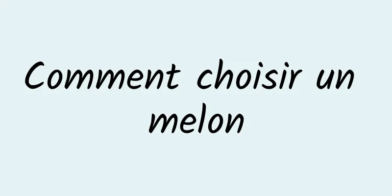 Comment choisir un melon