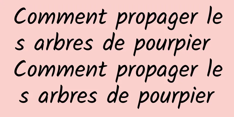 Comment propager les arbres de pourpier Comment propager les arbres de pourpier