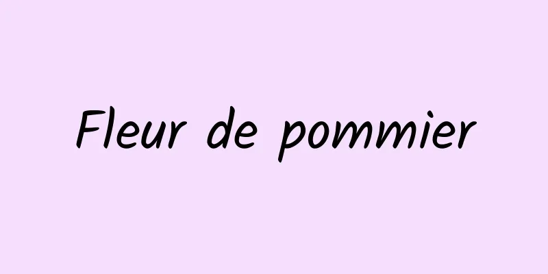 Fleur de pommier