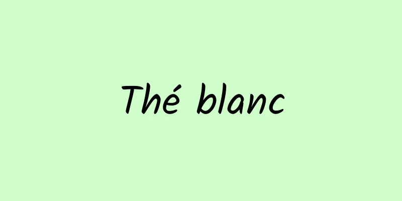 Thé blanc