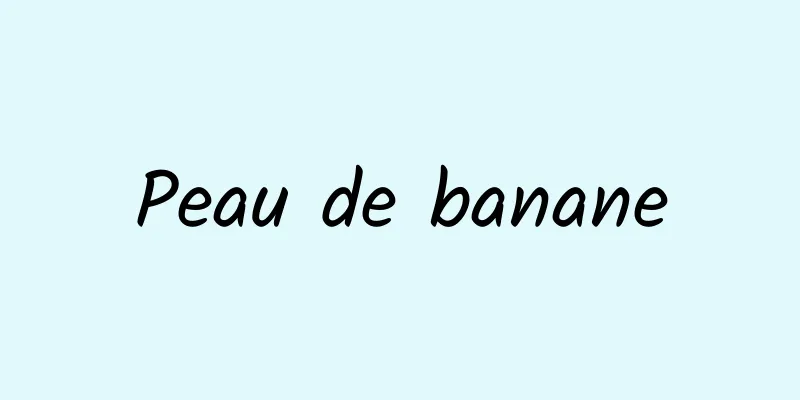 Peau de banane