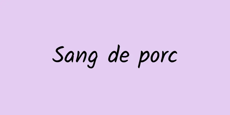 Sang de porc