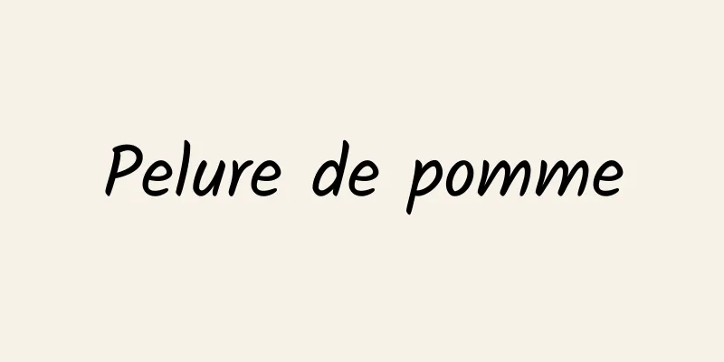 Pelure de pomme