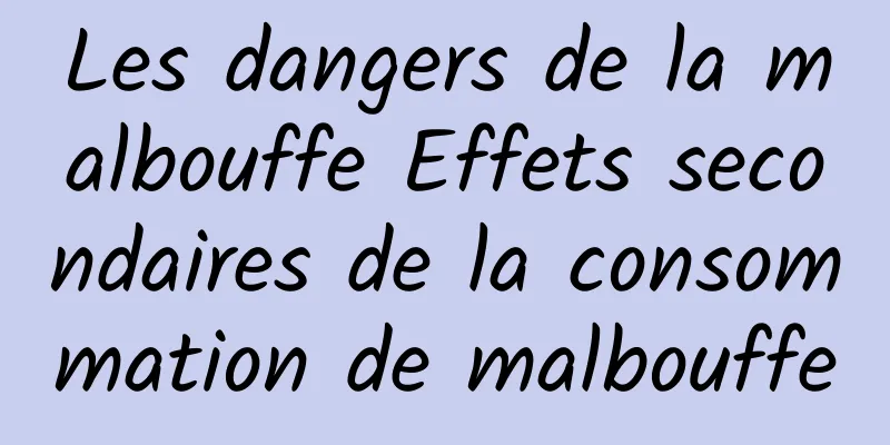 Les dangers de la malbouffe Effets secondaires de la consommation de malbouffe