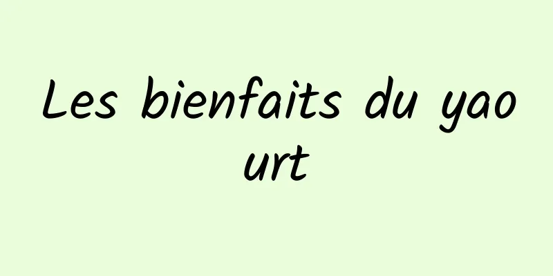 Les bienfaits du yaourt